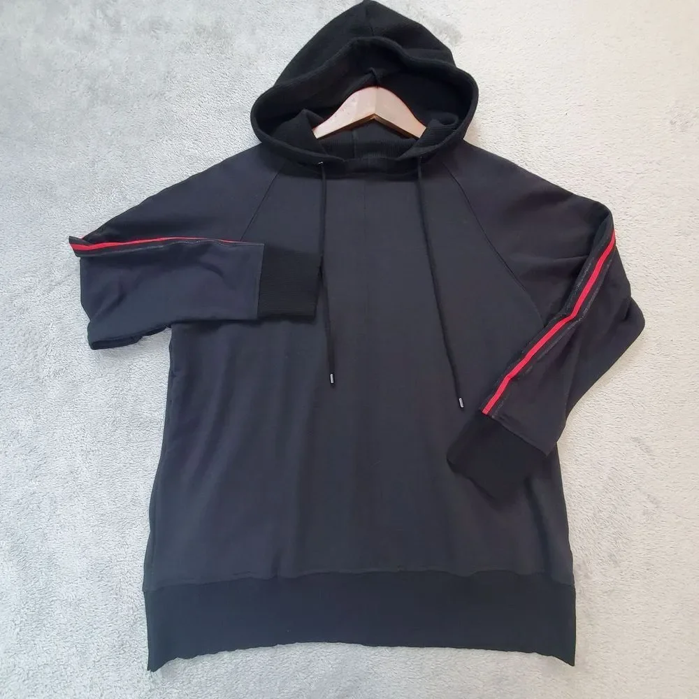Bylyse Spenard Hoodie Women's Large Black Bamboo Long Sleeve‎ Hooded Pullover